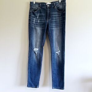 Kancan distressed slim jeans